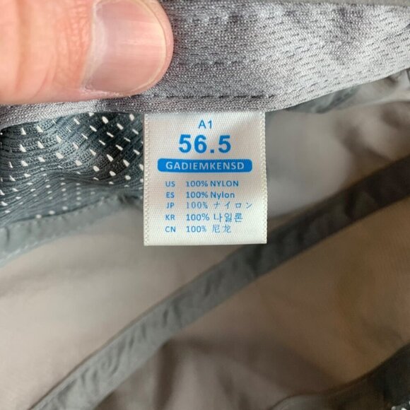 Gadiemkensd Mens Gray 5-Panel Strapback Hat - Picture 6 of 6